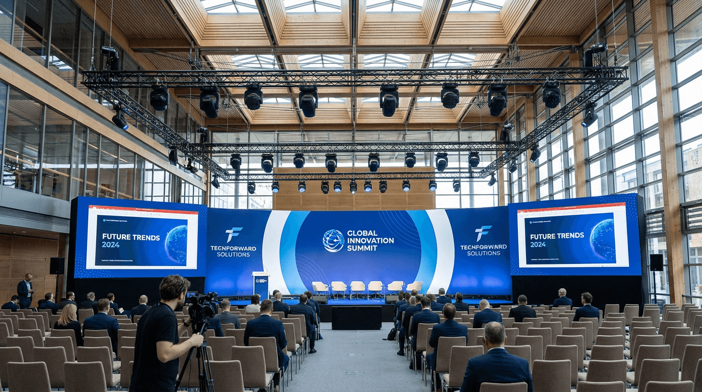 Stage visualization for corporate events