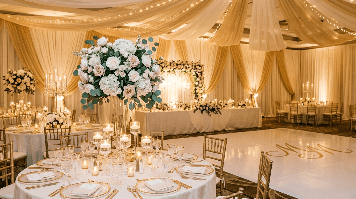 3D wedding decoration preview: convincing the couple